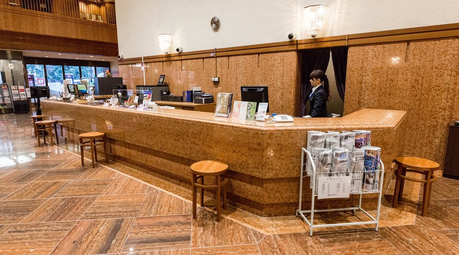 Front Desk at the Tokyo Garden Palace