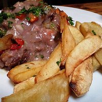 Ternerita al horno con papas rusticas