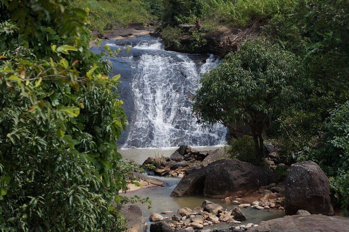 Down the waterfall