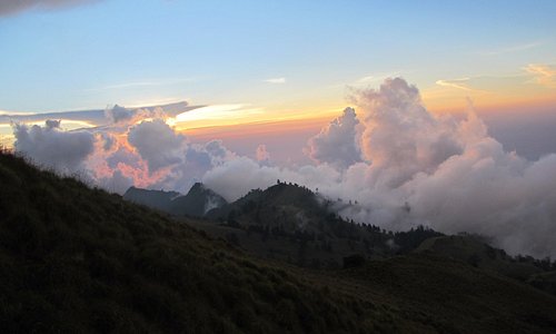 view from Mount Rinjani