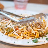 Pasta met courgette