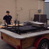 Every Saturday they have a BBQ. Yum
