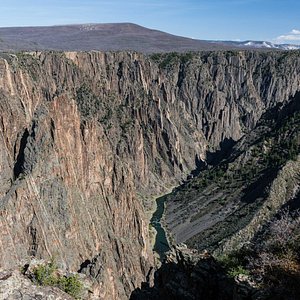 Painted Wall Overlook In Black Canyon Of The Gunnison National Park, C –  georgemillerart