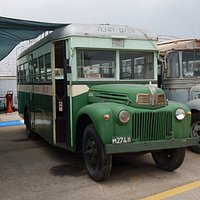 Old buses at museum