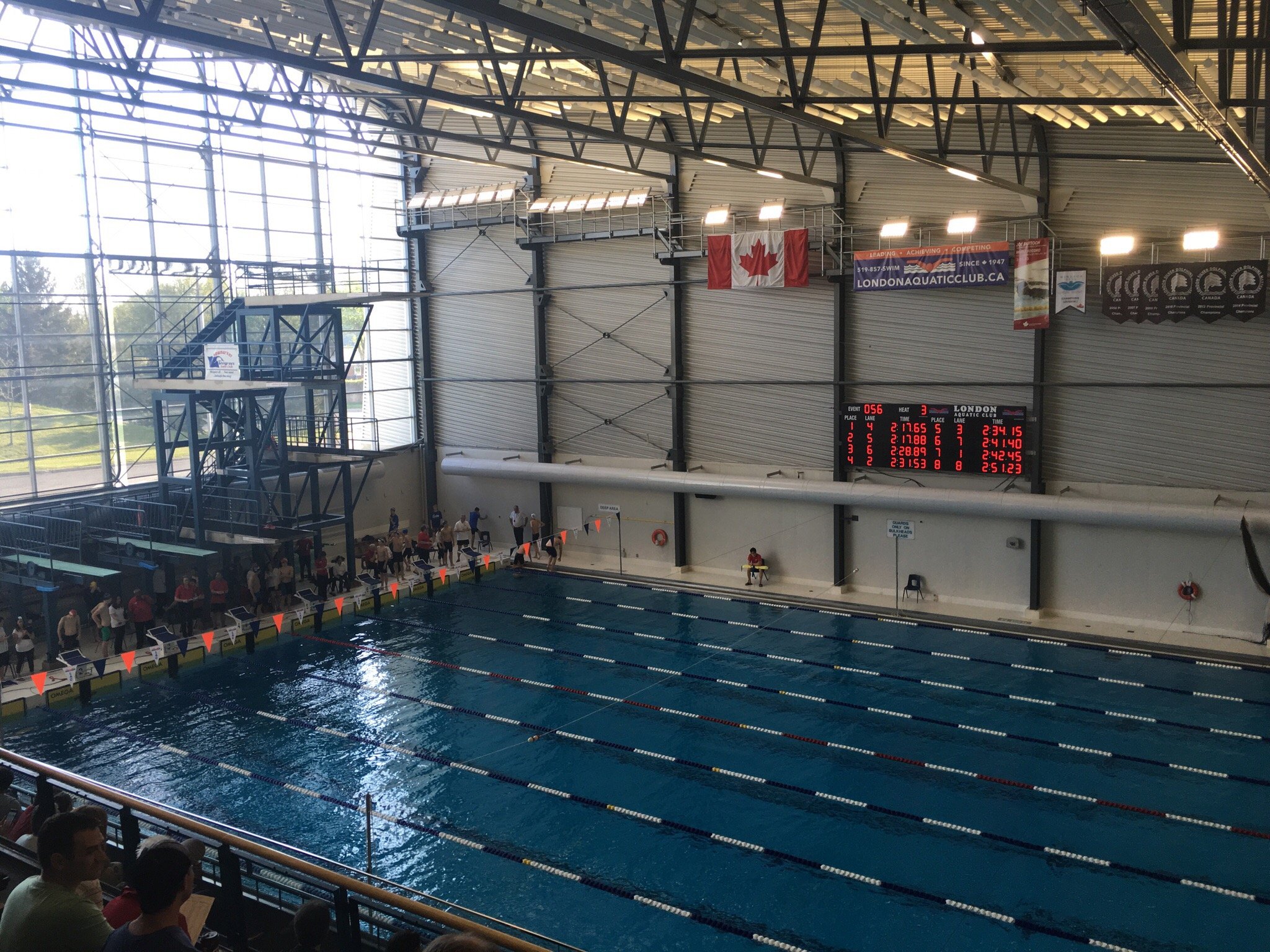 CANADA GAMES AQUATIC CENTRE London Tutto Quello Che C Da Sapere   Inside View Of The Deep 