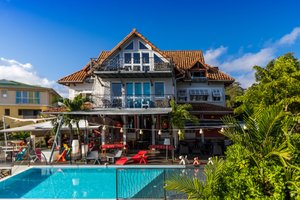 La Suite Villa in Martinique, image may contain: Resort, Hotel, Villa, Waterfront
