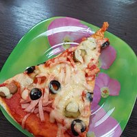 Кусочек американской пиццы