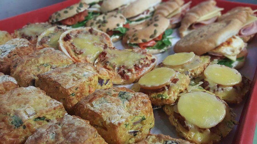 Freshly made everyday! Scones, Muffins, Melts, Bagels