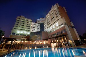 The Suryaa New Delhi in New Delhi, image may contain: Hotel, Resort, City, Condo