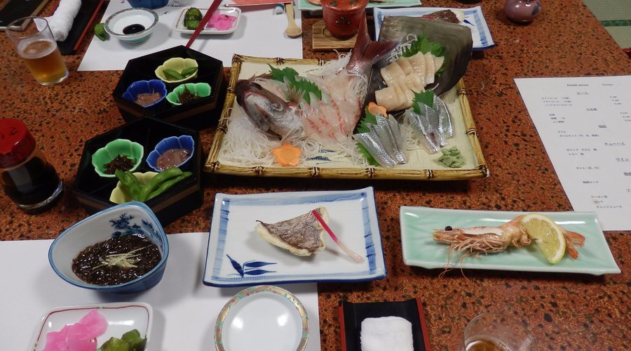 新鮮な篠島の海の幸に感動