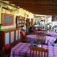 The open veranda or stoep as locally known, has a view on this quiet town.