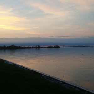 Beautiful dawn on the St Lawrence
