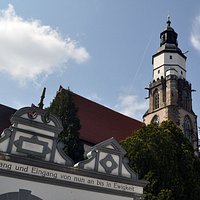 Turm der Hauptkirche St. Marien in Kamenz