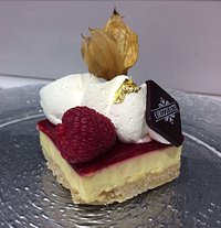 Cheesecake ai lamponi monoporzione