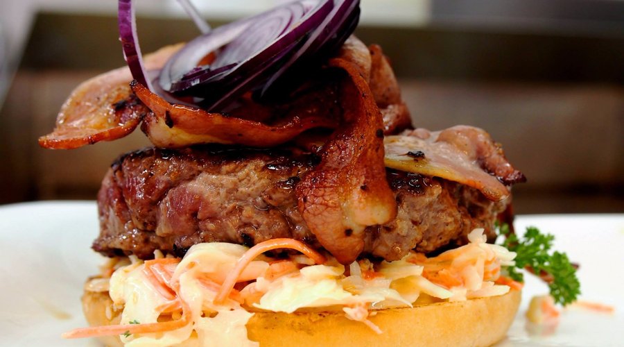 Black Angus Burger oder liebr Kalb?