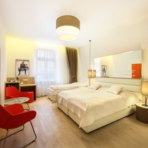 Triple room with garden view