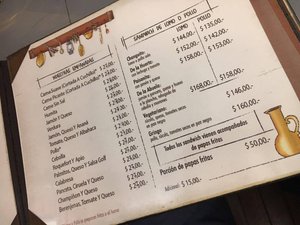 Speisekarte