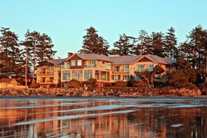 Long Beach Lodge Resort in Vancouver Island, image may contain: Scenery, Waterfront, Resort, Hotel