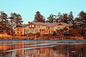Long Beach Lodge Resort in Vancouver Island, image may contain: Scenery, Waterfront, Resort, Hotel