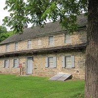 Troxell-Steckel Farm House with lovely date stone.