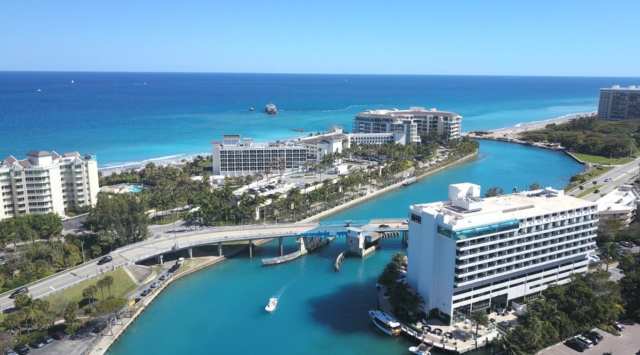 Arial Photo of the Waterstone Resort & Marina, Boca Raton