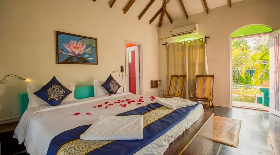 The interior of the Deluxe Room