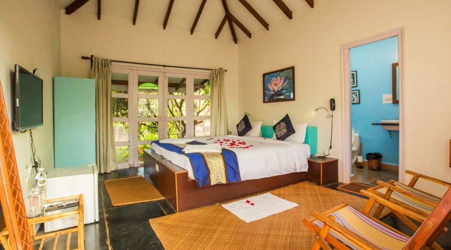 The interior of the Deluxe Room