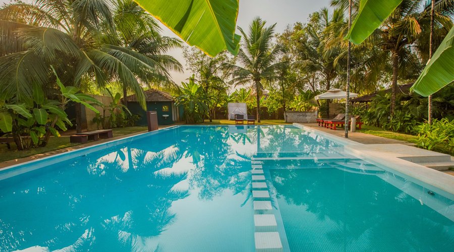 Swimming Pool showing the Watsu Pool Area