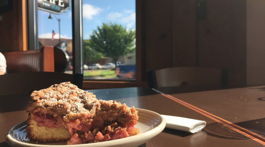 Rhubarb Berry Buckle