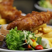 Classic fish and chips.