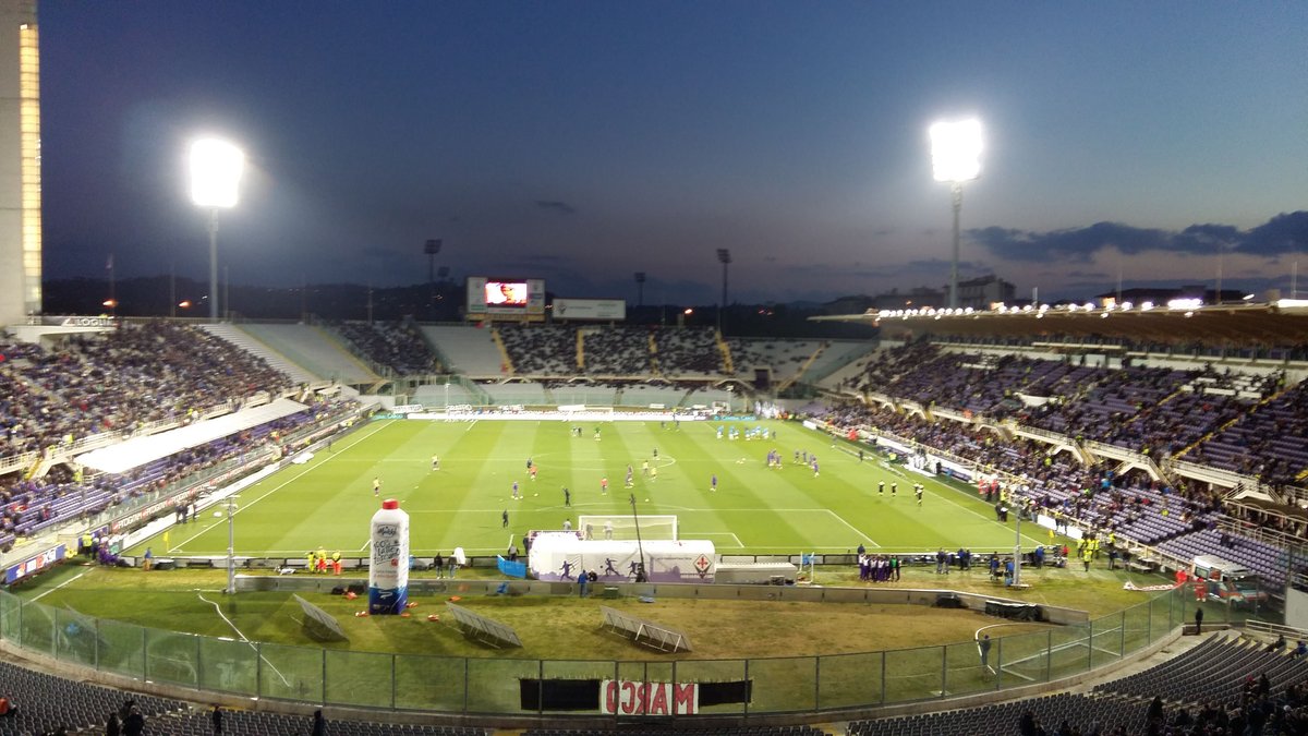 Florence, Italy. 05th Feb, 2023. ACF Fiorentina flag of Artemio