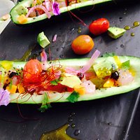 Ósmosis... cebiche de mero.