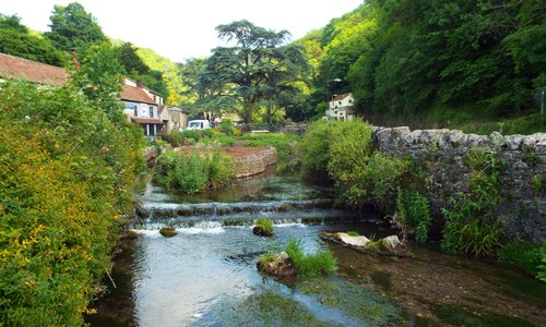 The stream running through Cheddar