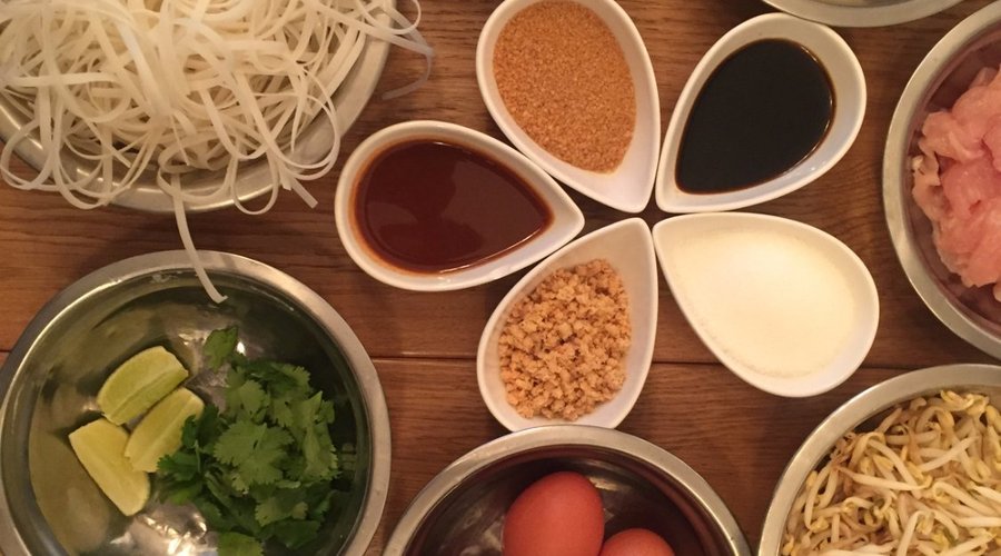 Pad Thai recepie ingredients