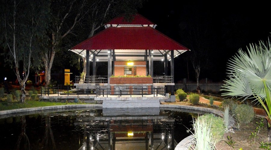 Night View Of Pandu Pokhar...