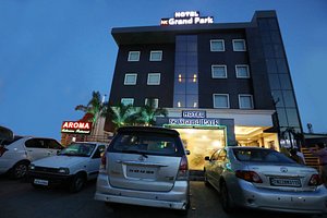 NK Grand Park Hotel in Chennai (Madras), image may contain: Hotel, License Plate, City, Car
