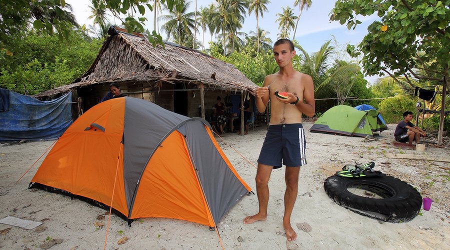 Camping trip with Go Nias Tours