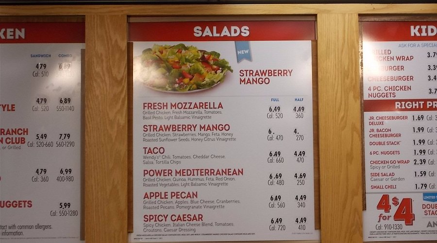 Wendys Pueblo Menu With Prices: Discover Delicious Deals