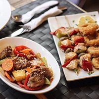 Delicious and tasty lunch menu