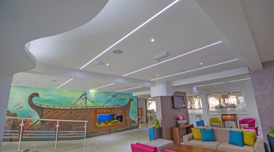 hotel lobby