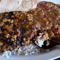 White bean and black bean combo