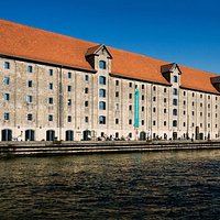 Nordatlantens Brygge ved havnefronten på Christianshavn, København