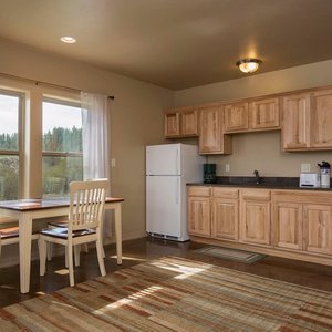 Valley View room main area with full kitchen