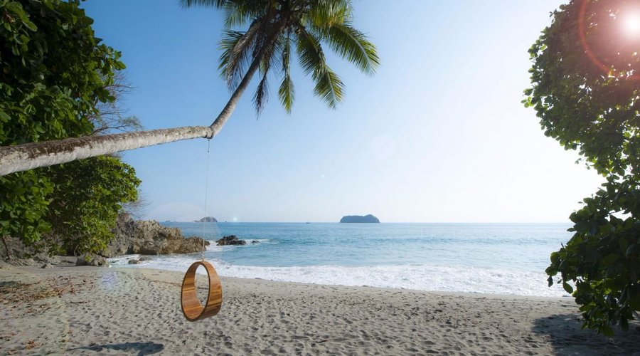 Our private Playitas Beach ft. floating tree swing siesta spot