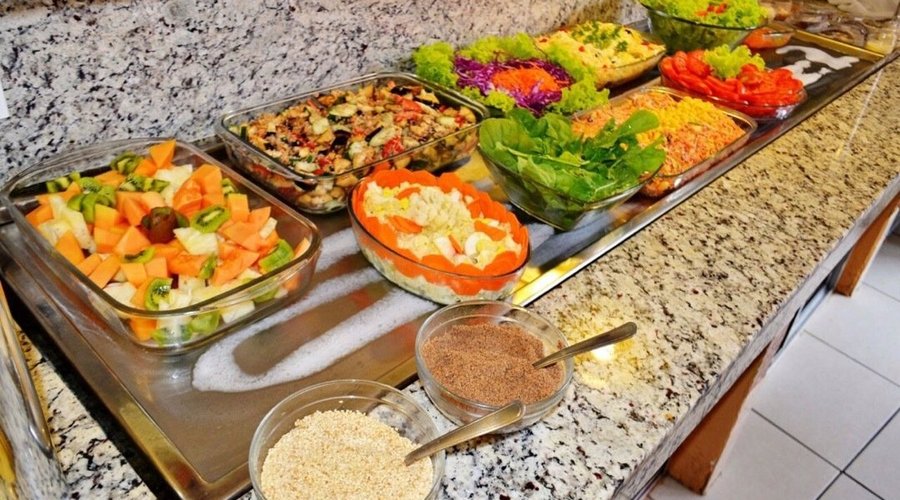 Grande variedade de alimentos