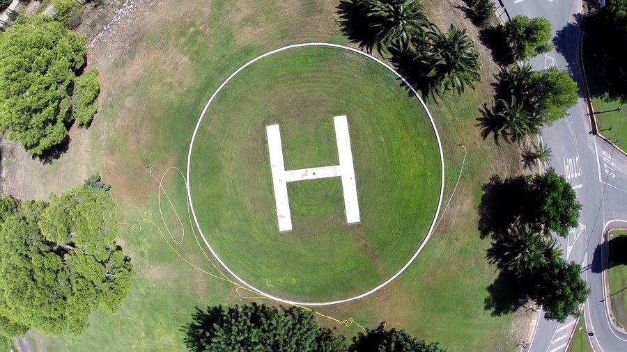 Nuestro Helipuerto para casos de Emergencia
