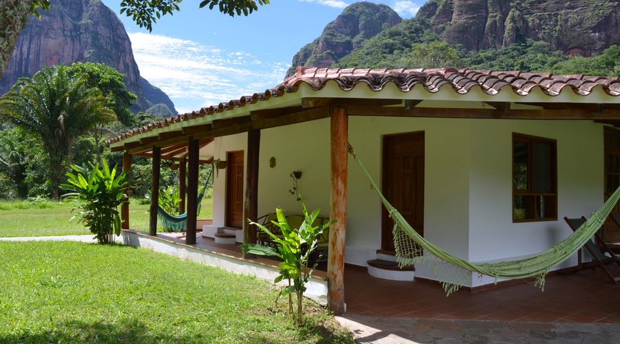 The lodge at Refugio Los Volcanes
