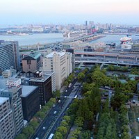 Kobe at sunset