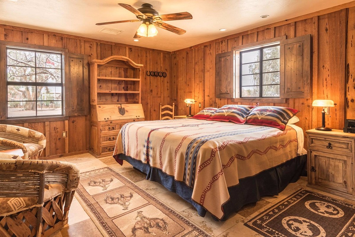 room at the White Stallion dude Ranch