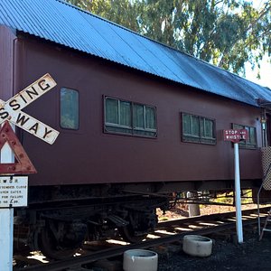 Old train carrage accomodation